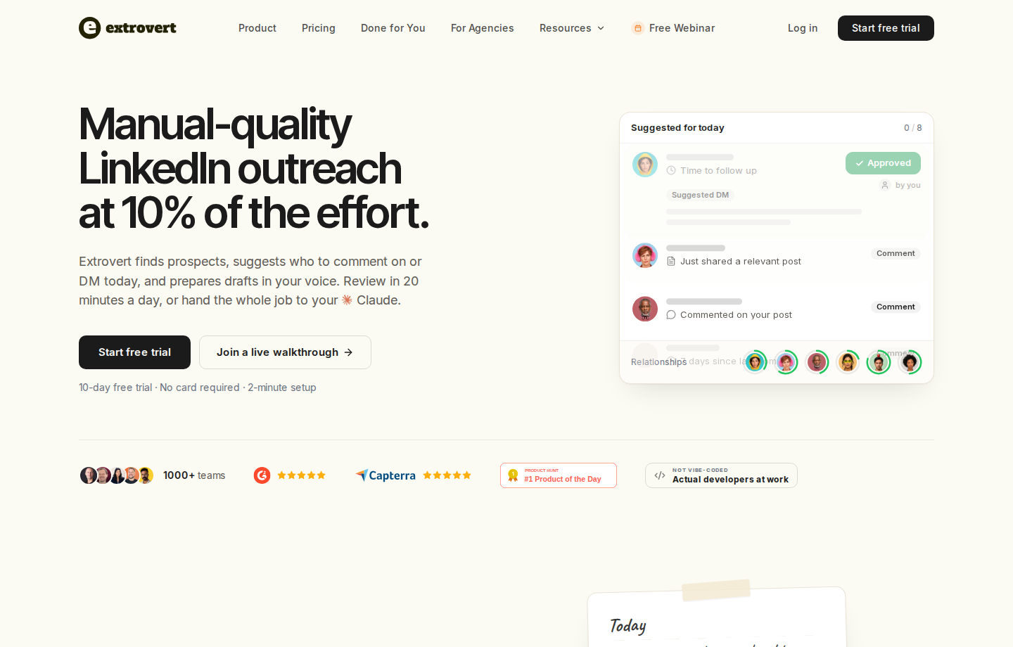 Extrovert official product overview.