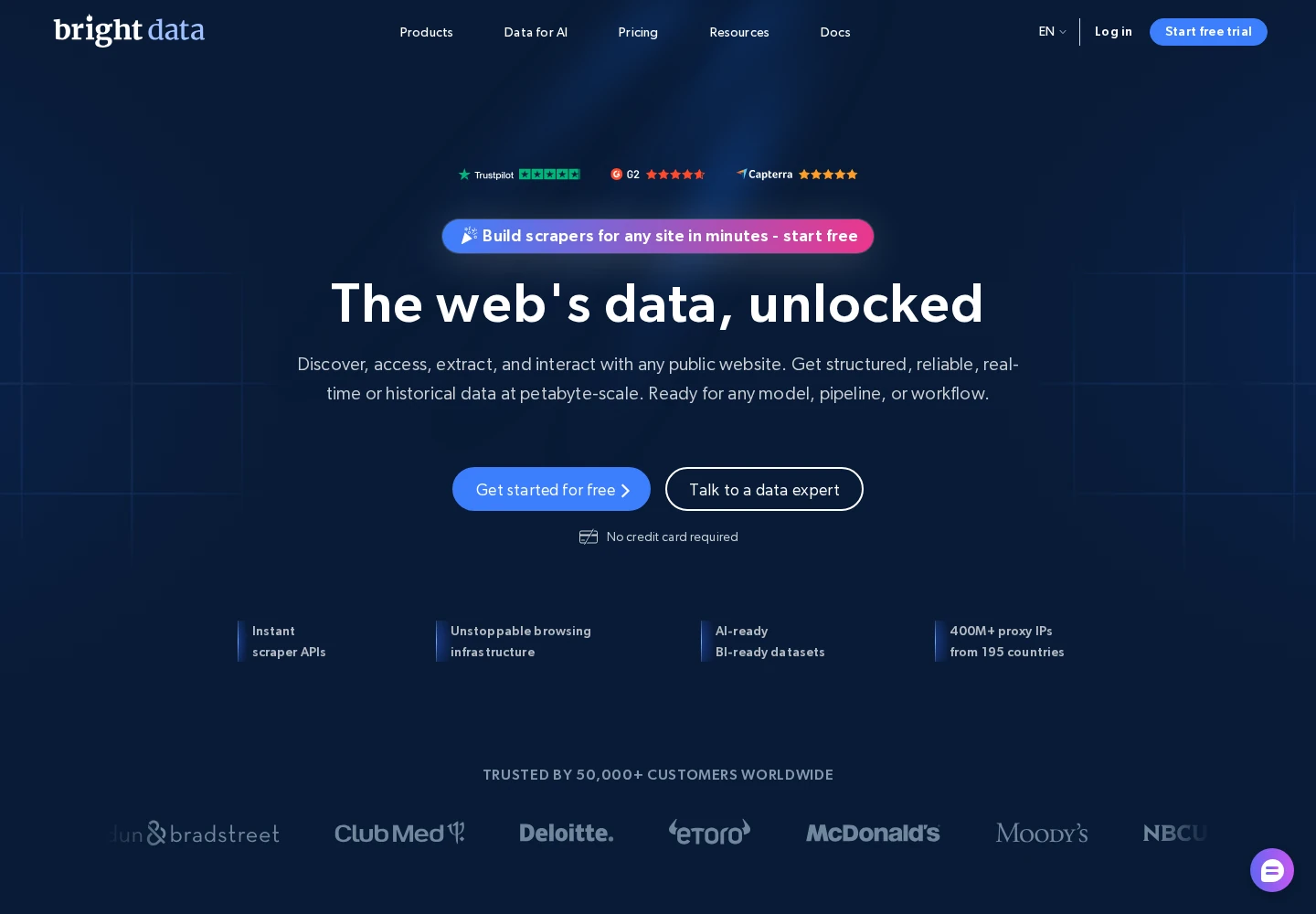 Bright Data web data platform