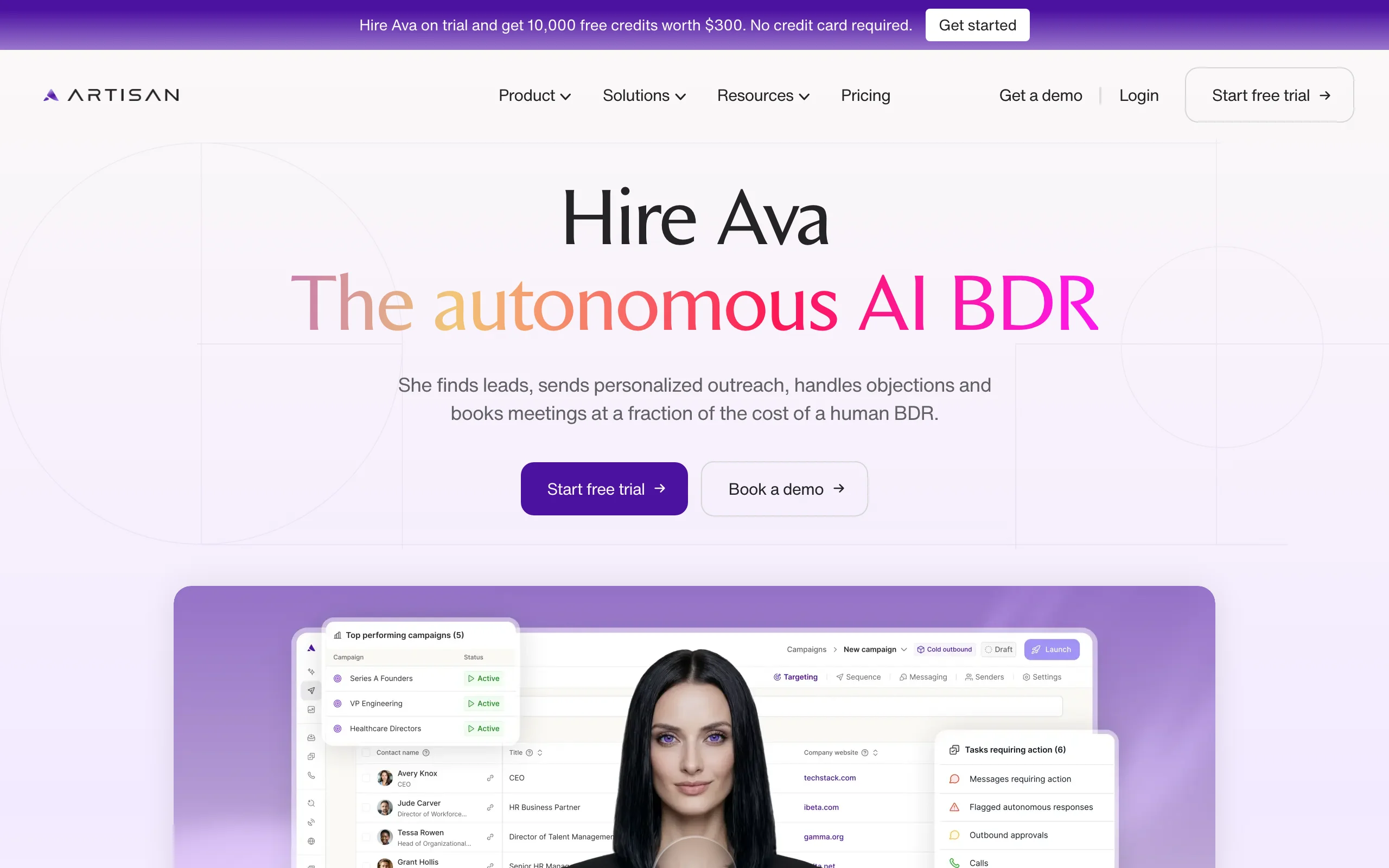 AI BDR Tools with Artisan