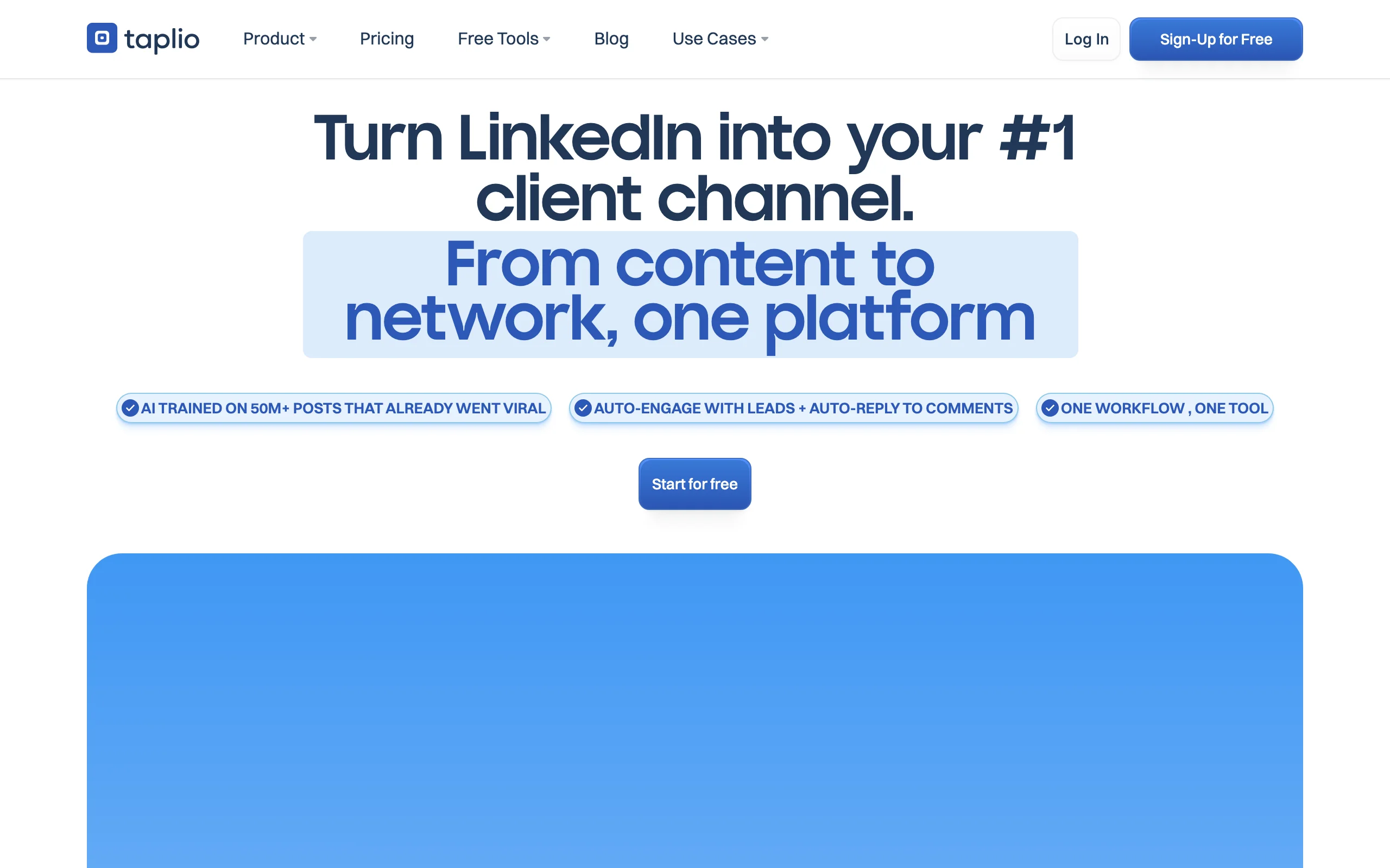 B2B Prospecting with Taplio