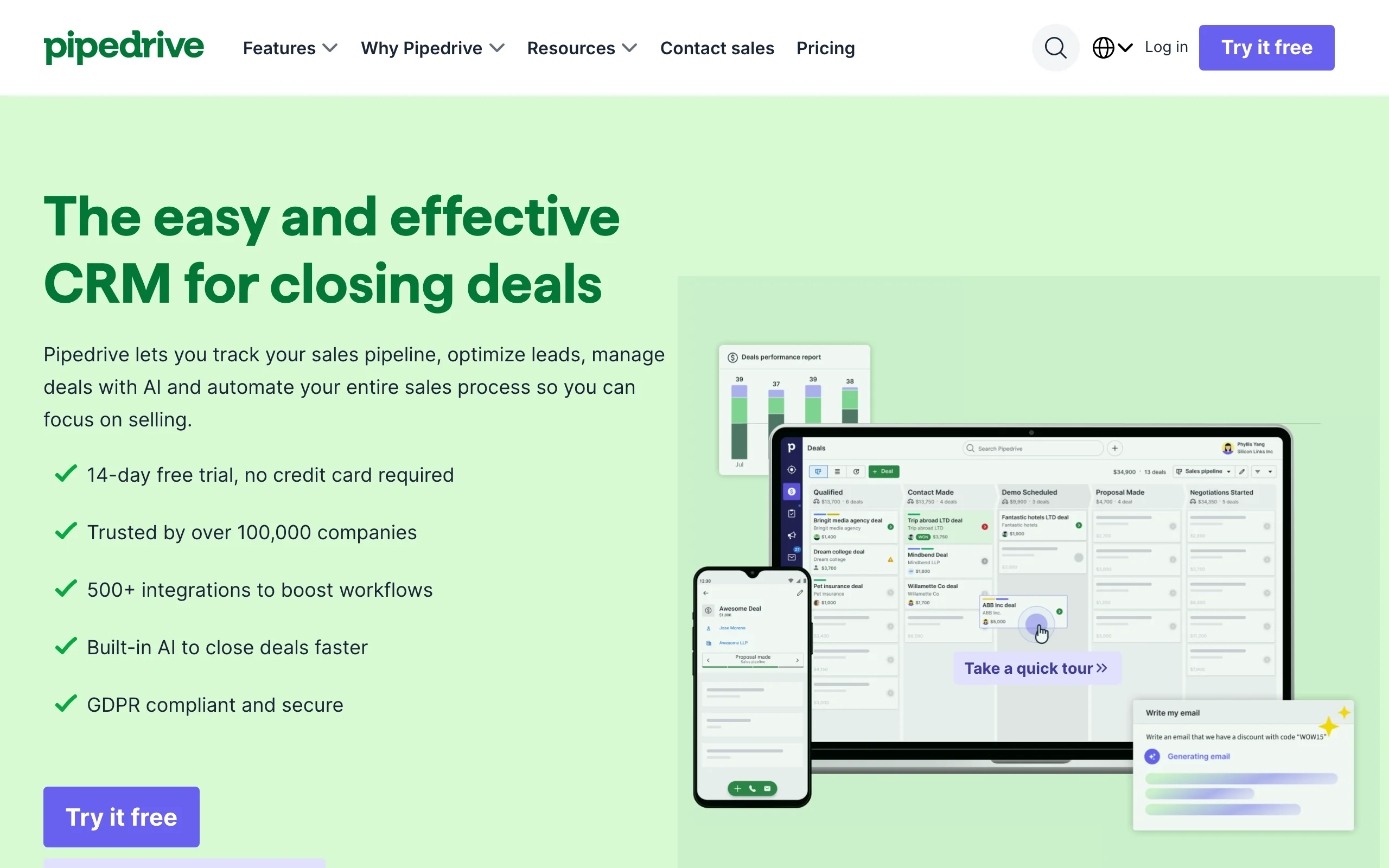 B2B Sales Tools with Pipedrive