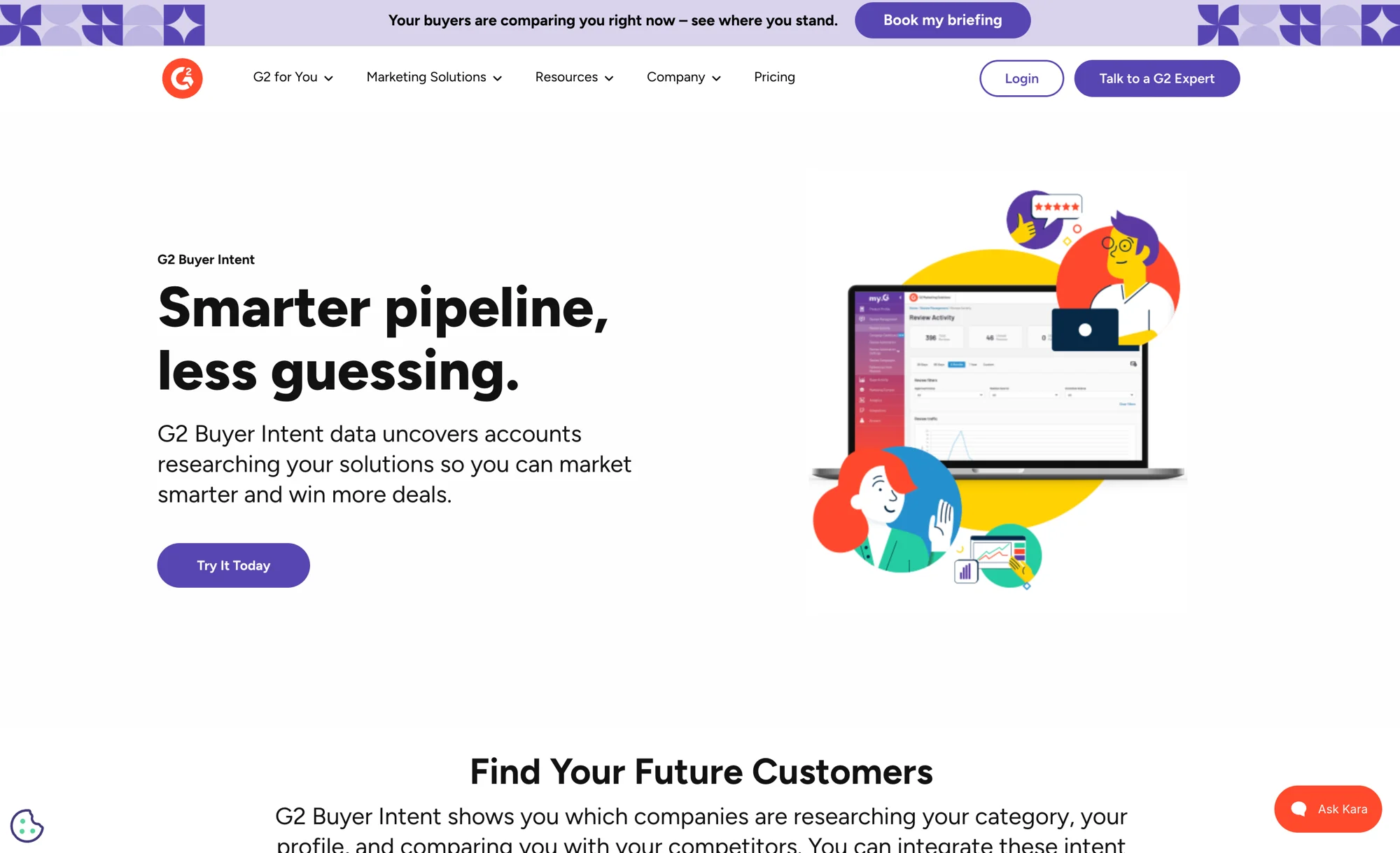 Buying Signals with G2 Buyer Intent