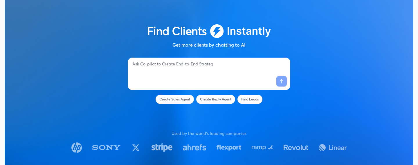 Instantly official homepage