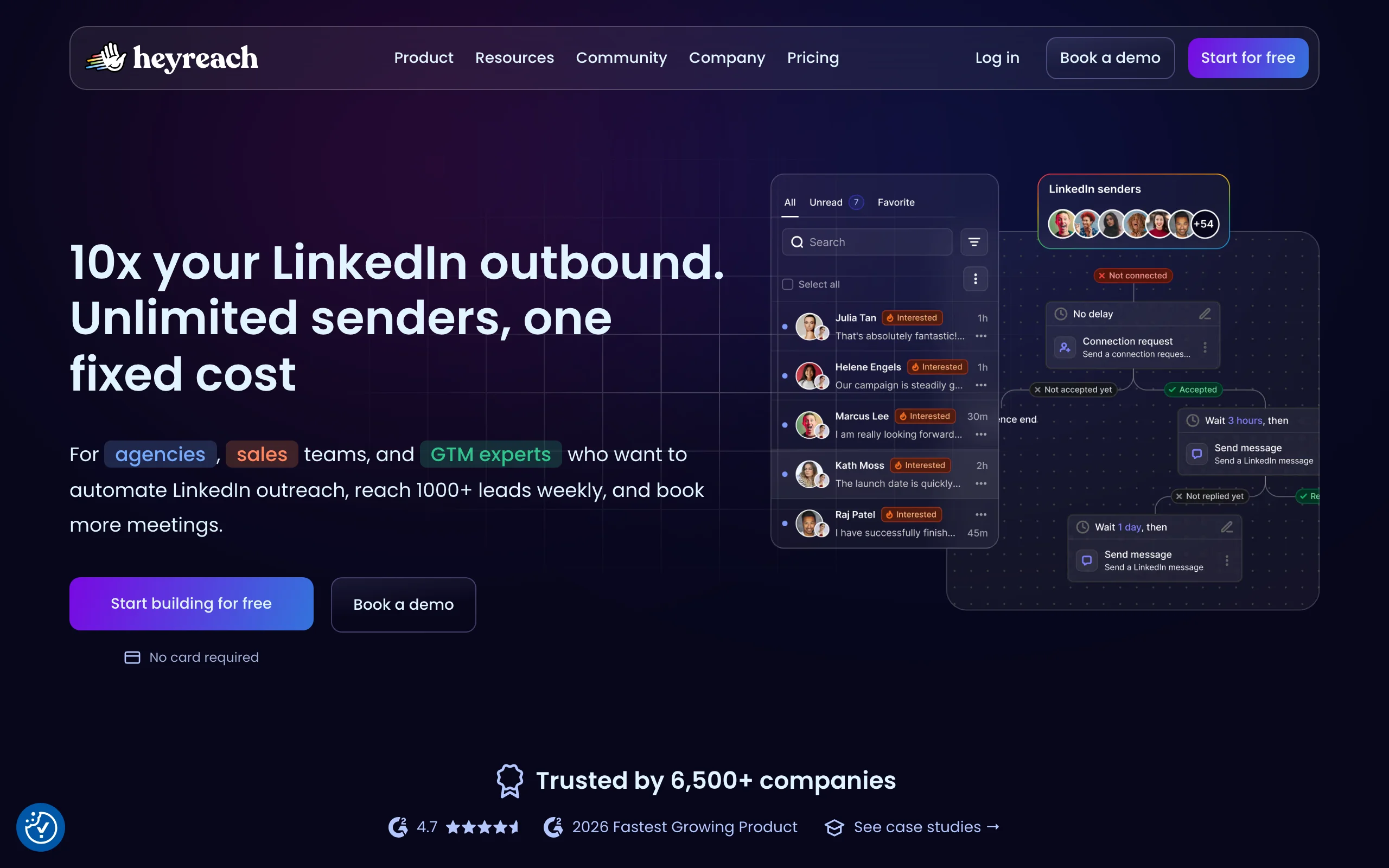 LinkedIn AI Tools with HeyReach
