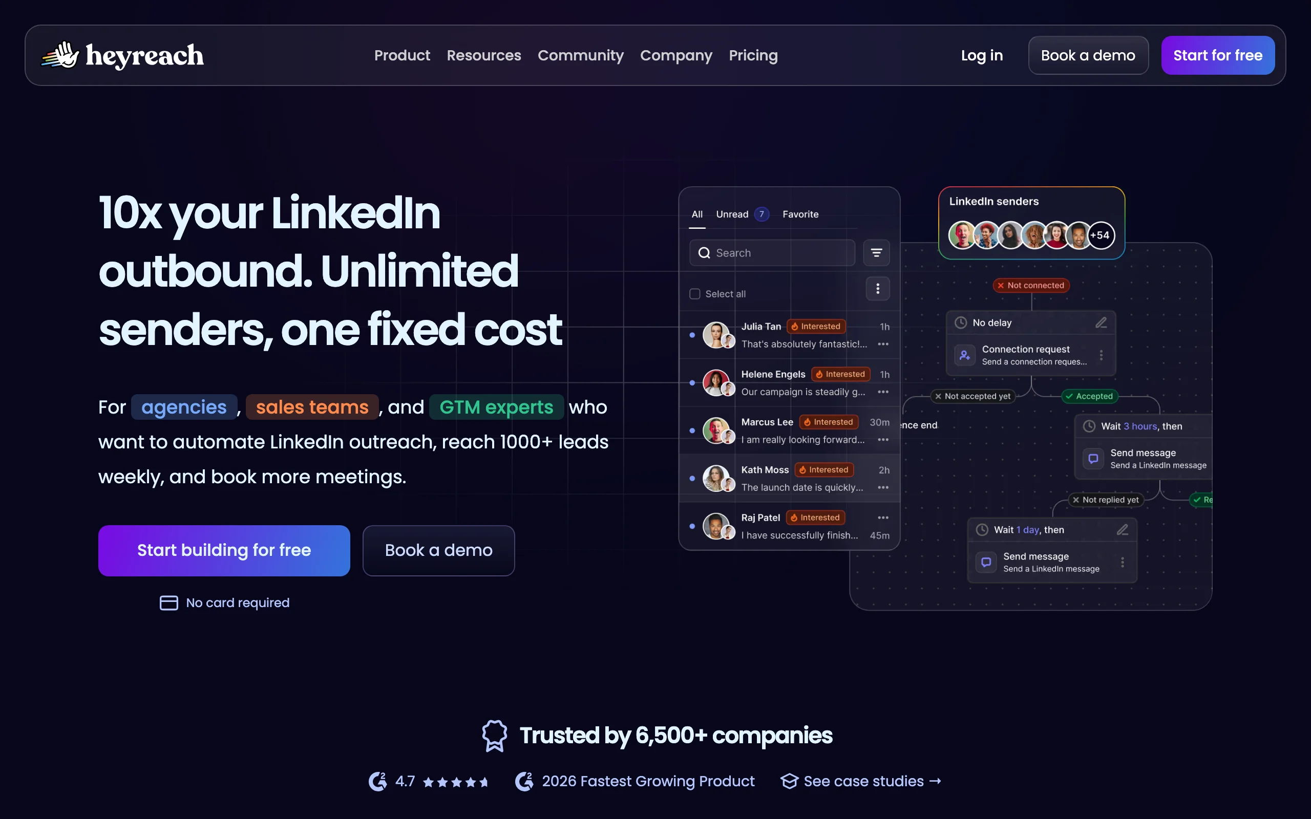 LinkedIn Lead Generation with HeyReach