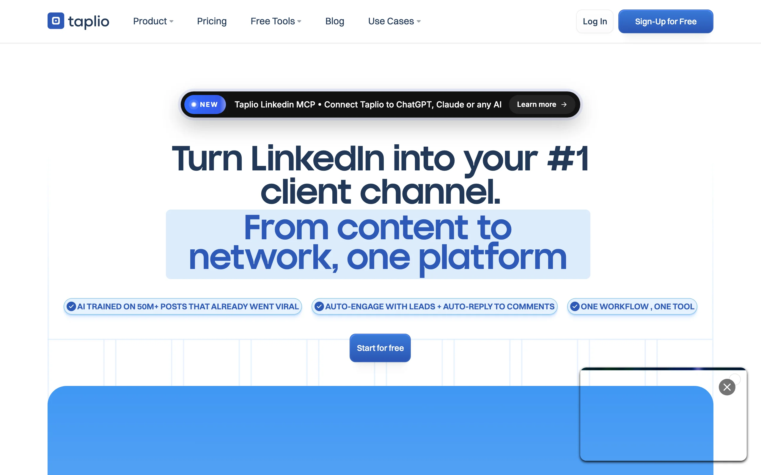 LinkedIn Lead Generation with Taplio