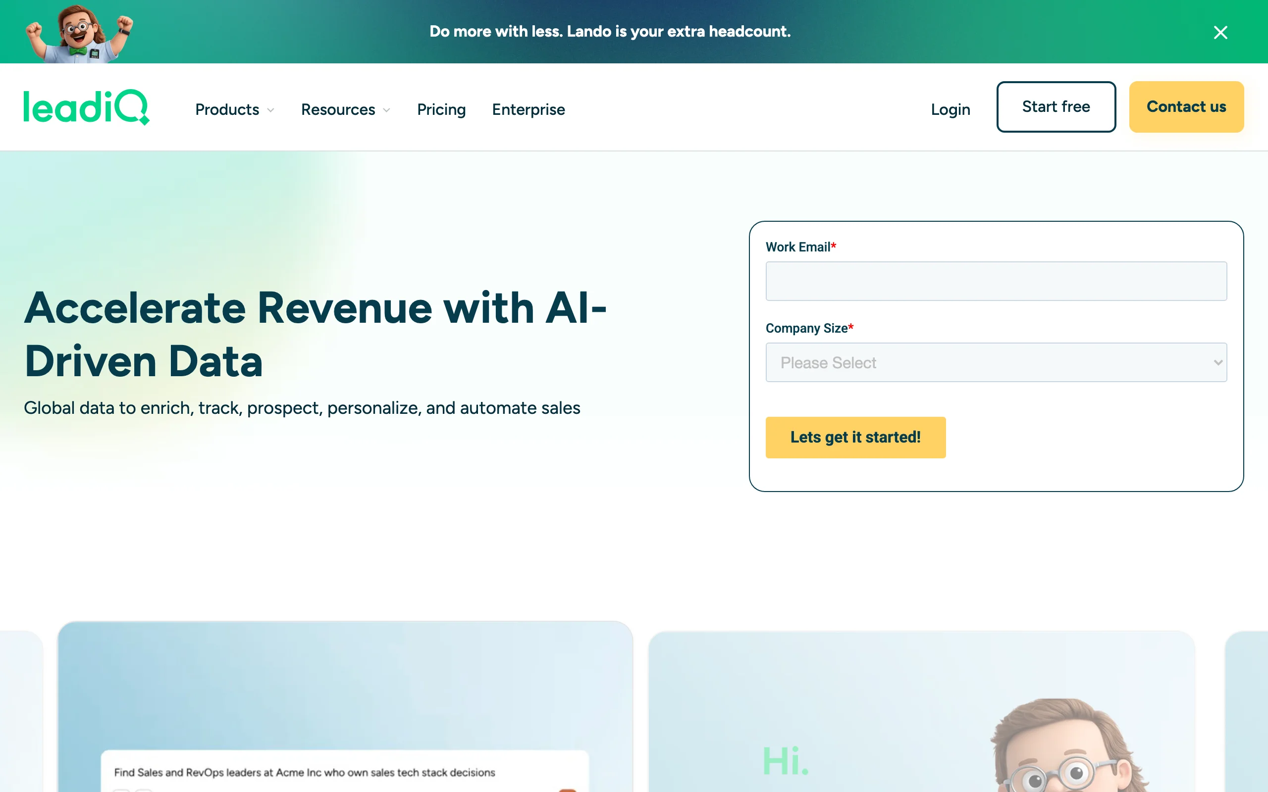 LinkedIn Monitoring with LeadIQ