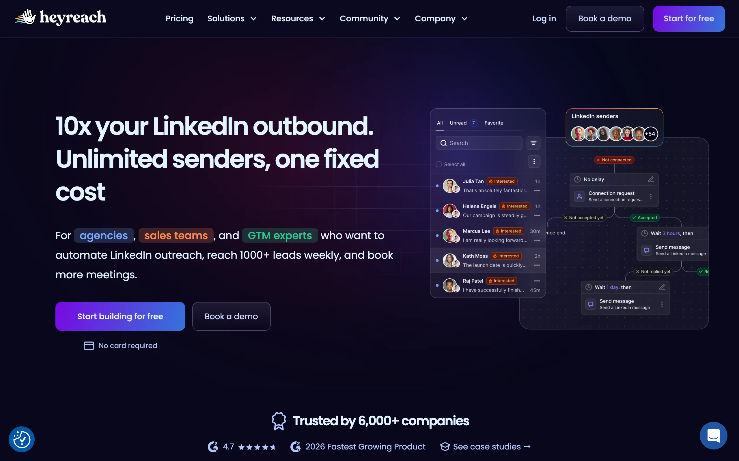 LinkedIn Outreach with HeyReach