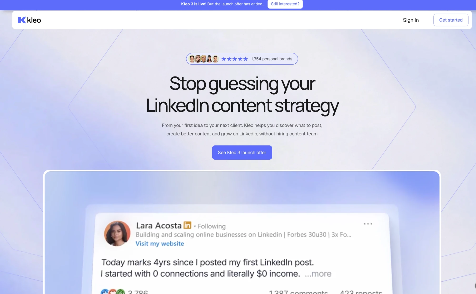 LinkedIn Tools for Founders with Kleo
