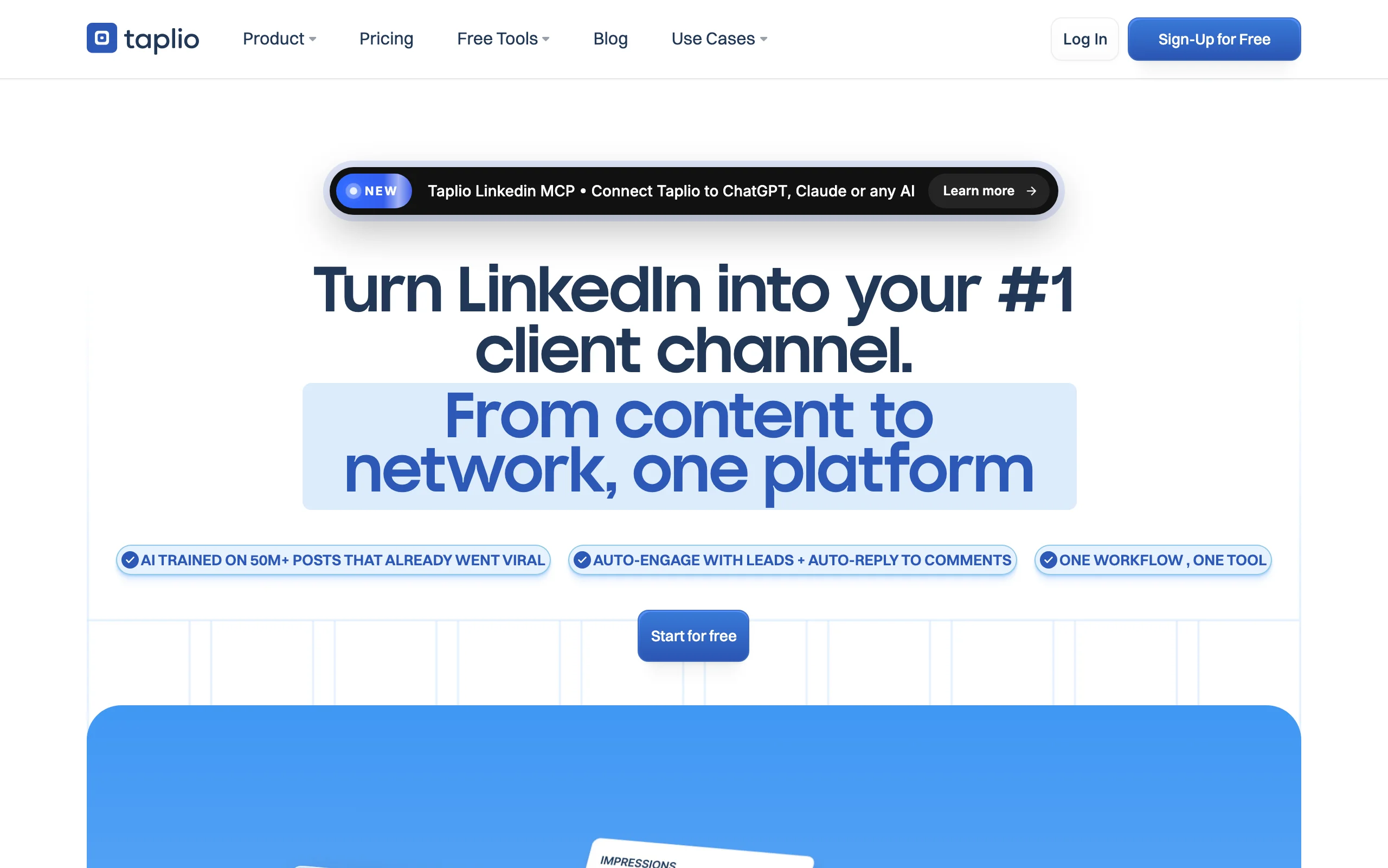 LinkedIn Sales with Taplio