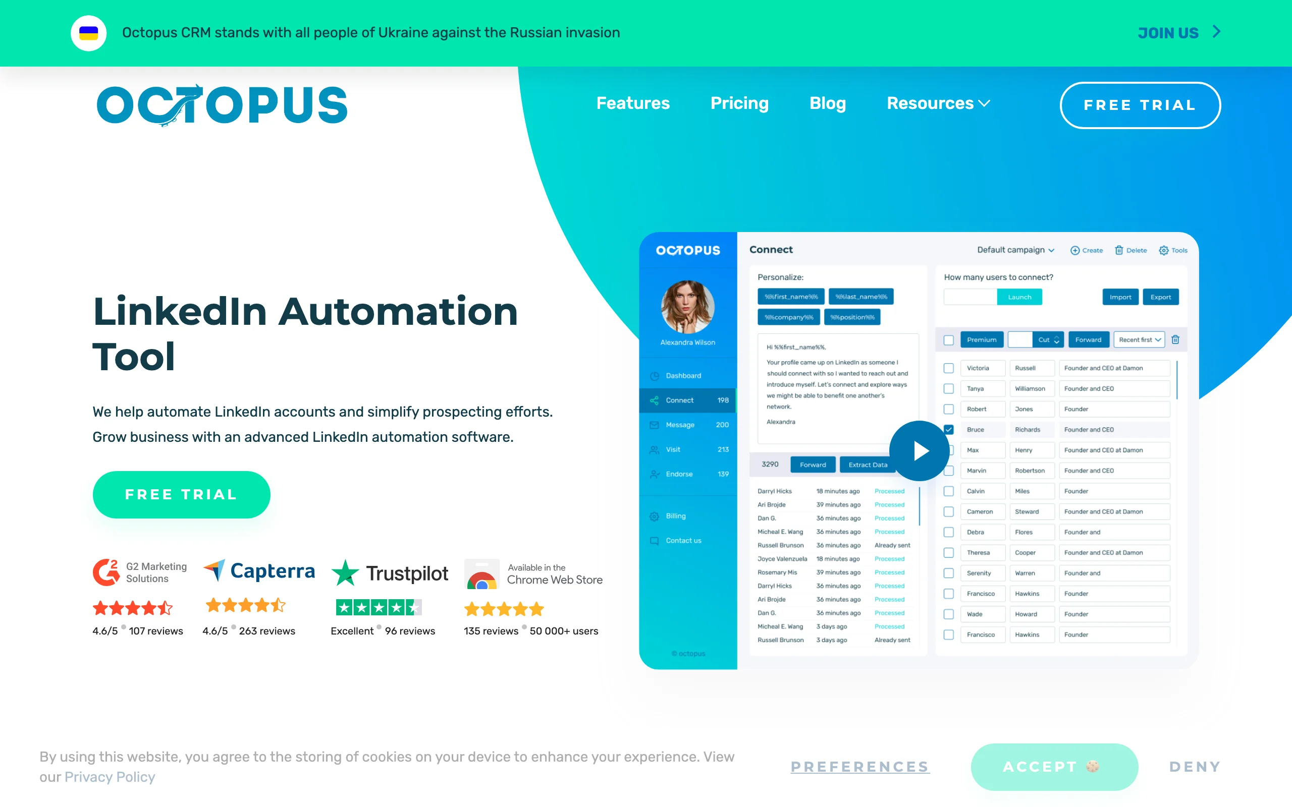Skylead Alternatives with Octopus CRM