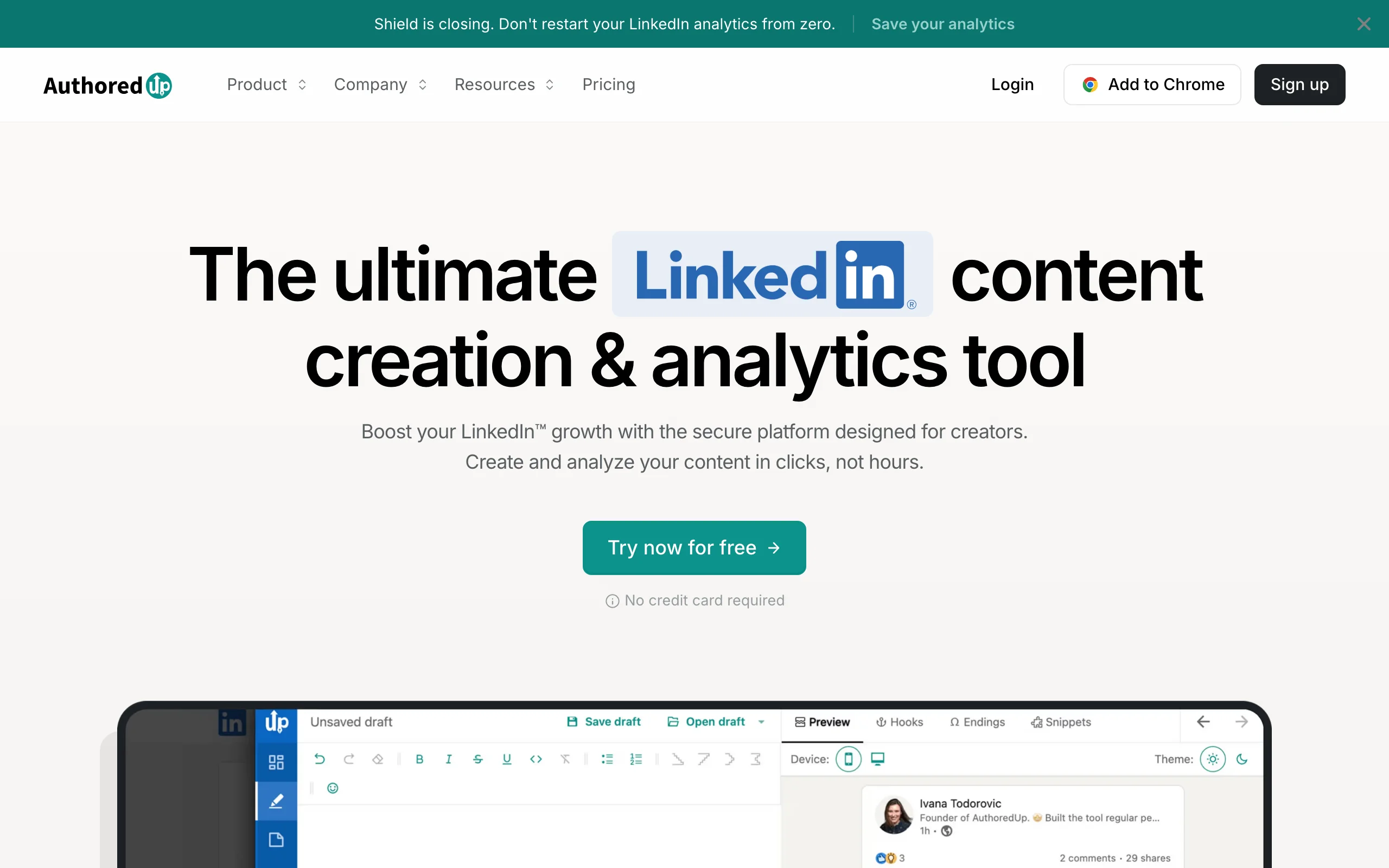 Social Selling Tools with AuthoredUp