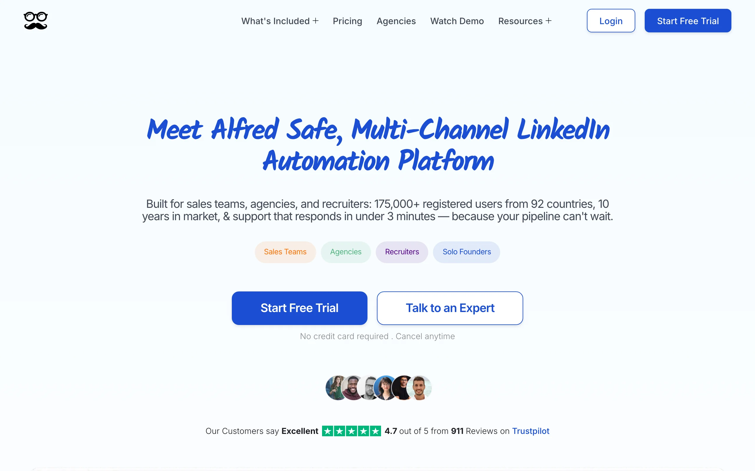 Waalaxy Alternatives with Meet Alfred