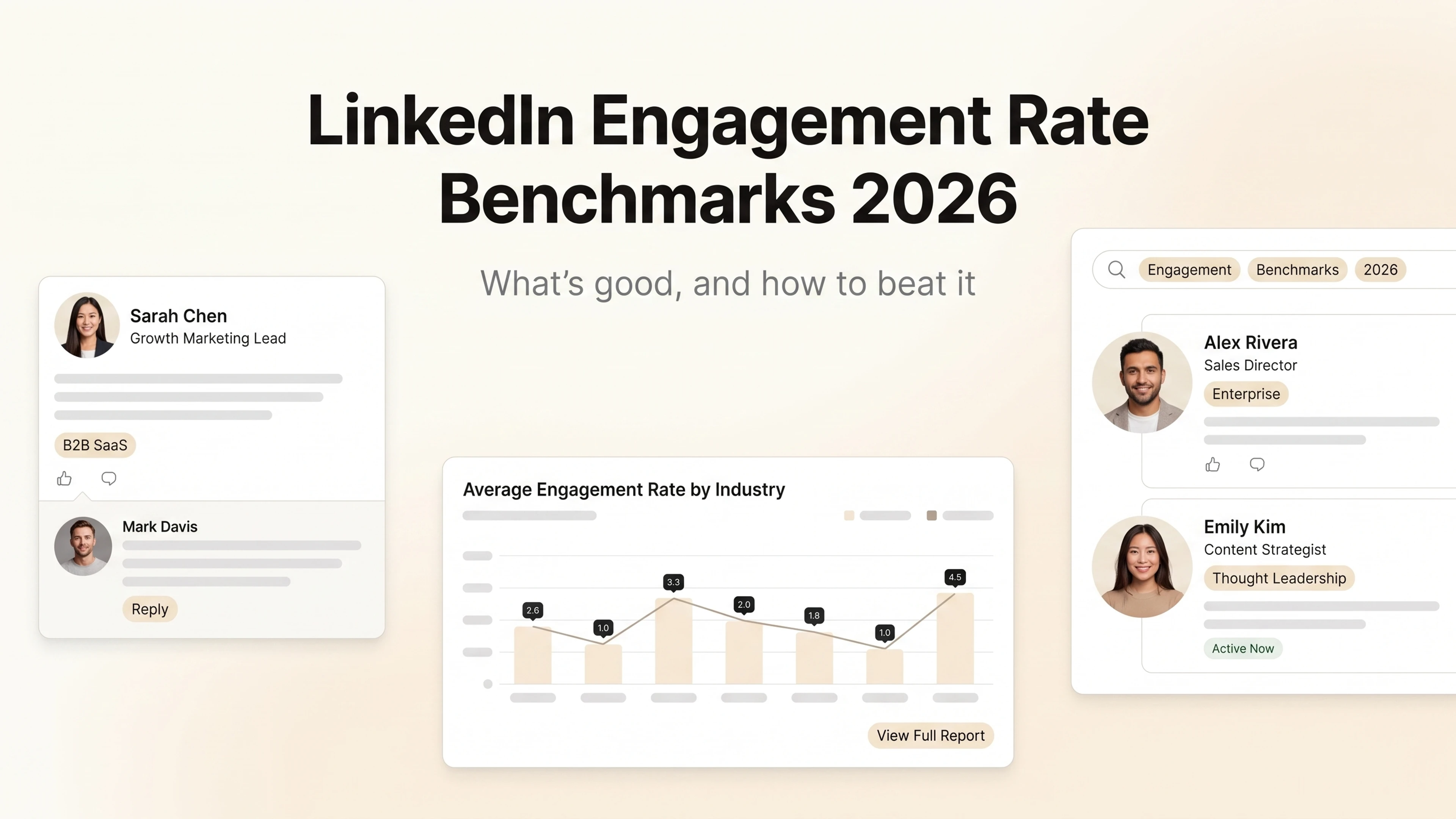 LinkedIn Engagement Rate Benchmarks 2026 (How to Beat Them)